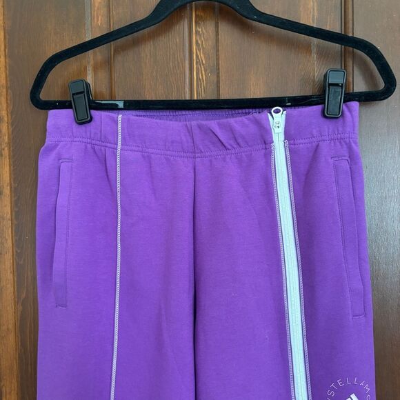 adidas by Stella McCartney Zipper Track Pants Purple S New With Tags - Picture 13 of 15